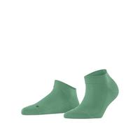 FALKE Sensitive London W Sn cotone bassi tinta unita 1 paio, Calzini corti Donna, Turchese Ocean Green 7506, 35-38