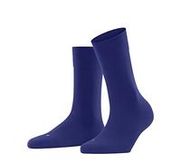FALKE Sensitive London W So cotone con bordino morbido 1 paio, Calzini Donna, Blu Imperial 6065, 39-42