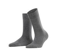 FALKE Sensitive London W So cotone con bordino morbido 1 paio, Calzini Donna, Grigio Light Grey Melange 3390, 39-42