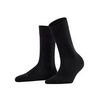 FALKE Sensitive London W So cotone con bordino morbido 1 paio, Calzini Donna, Nero Black 3000, 35-38