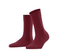FALKE Sensitive London W So cotone con bordino morbido 1 paio, Calzini Donna, Rosso Scarlet 8228, 39-42