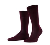 FALKE Sensitive Malaga M So cotone con bordino morbido 1 paio, Calzini Uomo, Rosso Barolo 8596, 39-42