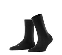 FALKE Sensitive New York W So lyocell con bordino morbido 1 paio, Calzini Donna, Nero Black 3000, 35-38