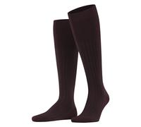 FALKE Shadow M Kh cotone al ginocchio fantasia 1 paio, Calzini lunghi Uomo, Rosso Rioja 8594, 39-40