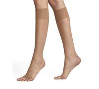 FALKE Shelina Toeless 12 DEN W Kh transparenti velati tinta unita 1 paio, Calzini lunghi Donna, Effetto pelle Sun 4299, 39-42
