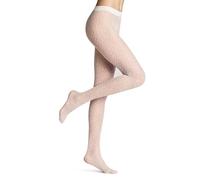 FALKE Shell Fragments 20 DEN W Ti trasparenti velati fantasia 1 paio, Collant Donna, Bianco Off-White 2059, M-L
