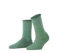 FALKE Shiny W So lyocell tinta unita 1 paio, Calzini Donna, Verde Mulberry 7448, 35-38