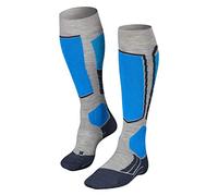 FALKE SK2 Intermediate M Kh lana filo funzionale caldi spessi 1 paio, Calzini da sci Uomo, Grigio Light Grey 3400, 42-43