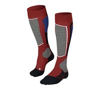 FALKE Sk2 Intermediate M Kh Lana Filo Funzionale Caldi Spessi, Calzini da sci Uomo, Arancione Tangerine 8097, 39-41
