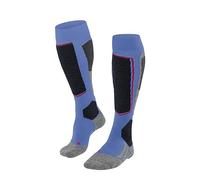 FALKE SK2 Intermediate Vegan W Kh lyocell filo funzionale caldi spessi 1 paio, Calzini da sci Donna, Blu Blue Note 6545, 37-38