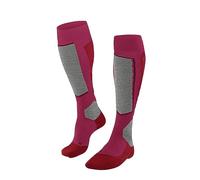 FALKE SK2 Intermediate Vegan W Kh lyocell filo funzionale caldi spessi 1 paio, Calzini da sci Donna, Rosso Rose 8680, 39-40