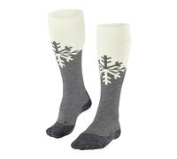 Falke SK2 Intermediate W KH Lana Filo Funzionale Caldi Spessi 1 Paio, Calzini da sci Donna, Grigio (Light Grey 3400), 35-36