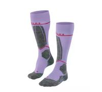 FALKE SK4 Advanced Compression Light W Kh lana filo funzionale con compressione 1 paio, Calzini da sci Donna, Viola Light Lilac 6819, 39-40