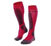 FALKE SK4 Advanced Compression Light W Kh lana filo funzionale con compressione 1 paio, Calzini da sci Donna, Rosso Rose 8564, 39-40