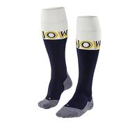 FALKE Sk4 Advanced M Kh Lana Filo Funzionale Caldi Sottili, Calzini da sci Uomo, Blu Marine 6120 Snow-O, 42-43