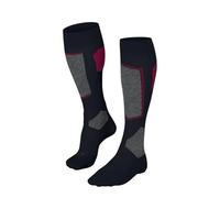FALKE SK4 Advanced W Kh lana filo funzionale caldi sottili 1 paio, Calzini da sci Donna, Blu Space Blue 6116, 39-40
