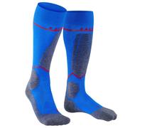 Falke Calzini da sci Uomo SK4 Energizing Light – lana filo funzionale compressione Blu Olympic 46-48