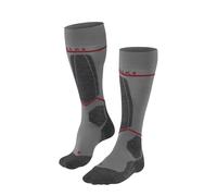 FALKE SK4 Energizing Light M Kh lana filo funzionale con compressione 1 paio, Calzini da sci Uomo, Grigio Light Grey 3400, 44-45