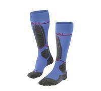 FALKE Sk4 Energizing Light W Kh Lana Filo Funzionale Con Compressione, Calzini da sci Donna, Blu Morning Sky 6546, 41-42