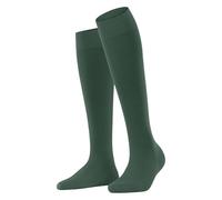 FALKE Softmerino W Kh Lana Cotone Al Ginocchio Tinta Unita, Calzini lunghi Donna, Verde Caiman 7998, 41-42