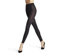 FALKE Softmerino W Le lana cotone spessi tinta unita 1 pezzo, Leggings Donna, Blu Dark Navy 6370, 38-40