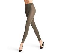 FALKE Softmerino W Le lana cotone spessi tinta unita 1 pezzo, Leggings Donna, Verde Military 7826, 36-38