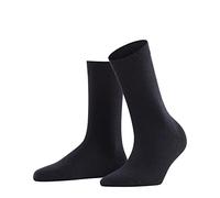 FALKE Softmerino W So lana cotone tinta unita 1 paio, Calzini Donna, Blu Dark Navy 6379, 41-42