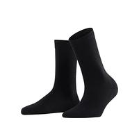 FALKE Softmerino W So lana cotone tinta unita 1 paio, Calzini Donna, Nero Black 3009, 41-42