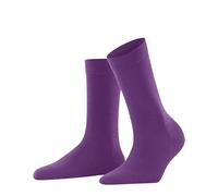FALKE Softmerino W So lana cotone tinta unita 1 paio, Calzini Donna, Rosso Phlox 8067, 37-38