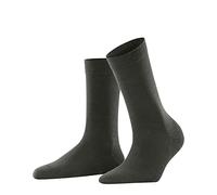 FALKE Softmerino W So lana cotone tinta unita 1 paio, Calzini Donna, Verde Military 7826, 37-38