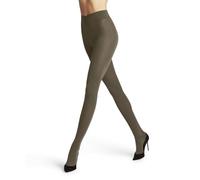 FALKE Softmerino W Ti Lana Cotone Spessi Tinta Unita, Collant Donna, Marrone Shitake 5182, 36-38