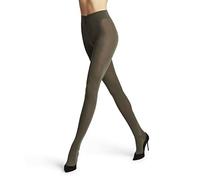FALKE Softmerino W Ti Lana Cotone Spessi Tinta Unita, Collant Donna, Verde Military 7826, 48-50