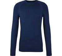 Falke - Sottoveste tecnica a collo rotondo - MW Longsleeved Shirt Tight M Space Blue - Taglia S