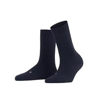 FALKE Stabilizing Wool Everyday W So lana tinta unita 1 paio, Calzini Donna, Blu Space Blue 6116, 39-40
