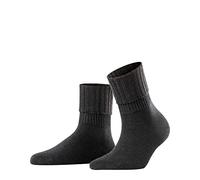 FALKE Striggings Rib W So lana tinta unita 1 paio, Calzini Donna, Nero Black 3009, 39-42