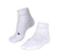 FALKE TE2 Short W Sso cotone filo funzionale antivesciche 1 paio, Calzini da tennis Donna, Bianco White 2000, 37-38