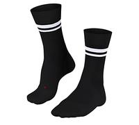 FALKE TE4 Classic M So cotone filo funzionale antivesciche 1 paio, Calzini da tennis Uomo, Nero Black 3002, 42-43