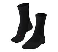 FALKE TE4 M So cotone filo funzionale antivesciche 1 paio, Calzini da tennis Uomo, Nero Black 3000, 44-45