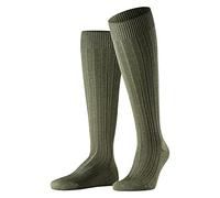 FALKE Teppich Im Schuh M Kh lana al ginocchio tinta unita 1 paio, Calzini lunghi Uomo, Verde Herb 7754, 43-44