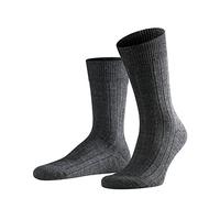 FALKE Teppich Im Schuh M So lana tinta unita 1 paio, Calzini Uomo, Grigio Anthracite Melange 3080, 45-46