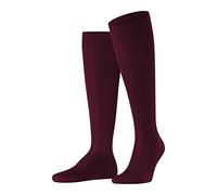 FALKE Tiago M Kh sostenibili cotone filo di Scozia al ginocchio tinta unita 1 paio, Calzini lunghi Uomo, Rosso Barolo 8596, 47-48