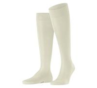 FALKE Tiago M Kh sostenibili cotone filo di Scozia al ginocchio tinta unita 1 paio, Calzini lunghi Uomo, Beige Bone White 2130, 39-40