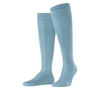 FALKE Tiago M Kh sostenibili cotone filo di Scozia al ginocchio tinta unita 1 paio, Calzini lunghi Uomo, Turchese Key Largo 6852, 45-46