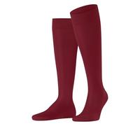 FALKE Tiago M Kh sostenibili cotone filo di Scozia al ginocchio tinta unita 1 paio, Calzini lunghi Uomo, Rosso Peony 8059, 41-42