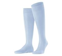FALKE Tiago M Kh sostenibili cotone filo di Scozia al ginocchio tinta unita 1 paio, Calzini lunghi Uomo, Blu Bluebell 6244, 39-40
