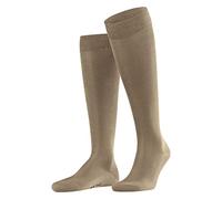 FALKE Tiago M Kh sostenibili cotone filo di Scozia al ginocchio tinta unita 1 paio, Calzini lunghi Uomo, Marrone Camel 5038, 43-44