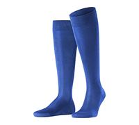 FALKE Tiago M Kh sostenibili cotone filo di Scozia al ginocchio tinta unita 1 paio, Calzini lunghi Uomo, Blu Sapphire 6055, 41-42