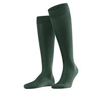 FALKE Tiago M Kh sostenibili cotone filo di Scozia al ginocchio tinta unita 1 paio, Calzini lunghi Uomo, Verde Hunter Green 7441, 45-46