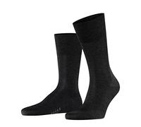 FALKE Tiago M So sostenibili cotone filo di Scozia tinta unita 1 paio, Calzini Uomo, Grigio Anthracite Melange 3095, 43-44