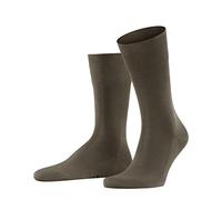 FALKE Tiago M So sostenibili cotone filo di Scozia tinta unita 1 paio, Calzini Uomo, Grigio Vulcano 3920, 45-46